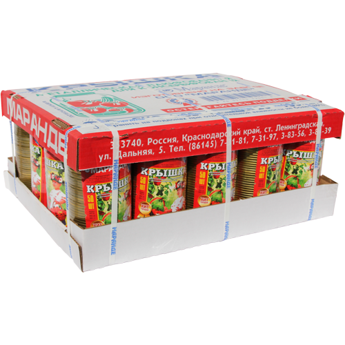 Крышки для консервирования металлические  «МАРАНДЕ» СКО I-82, 50шт