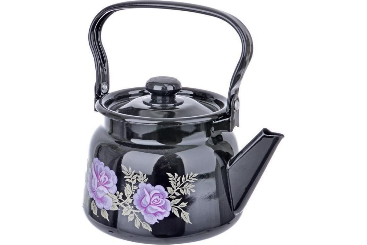 Чайник эмал 2,3л с рис С2714.36