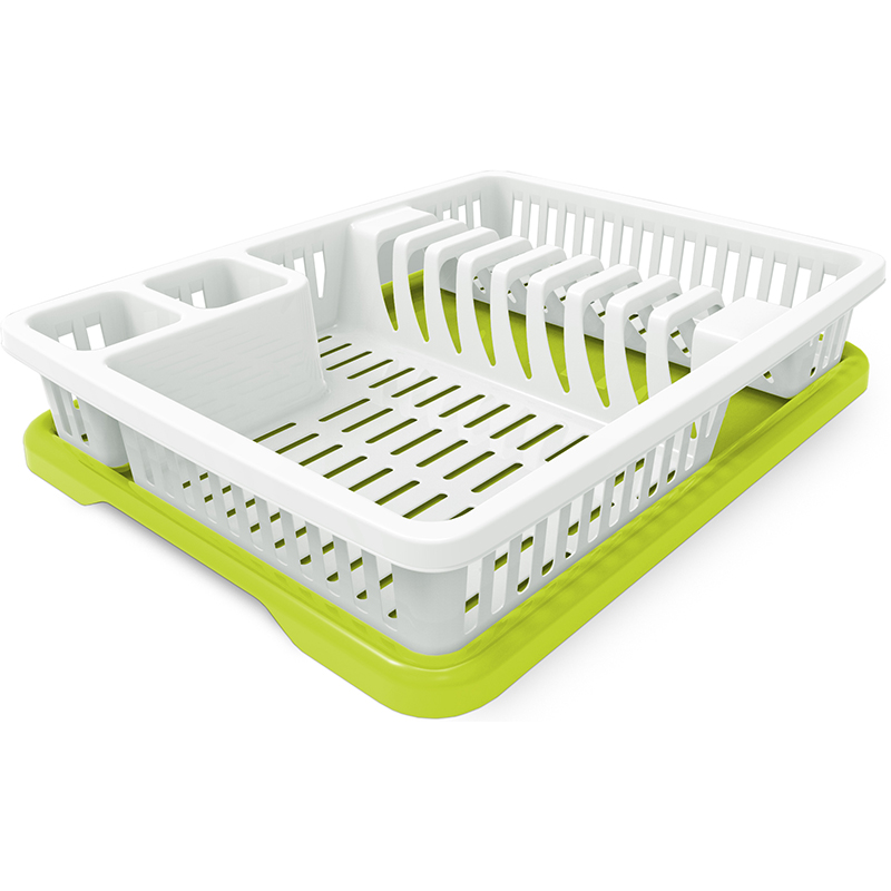 Сушилка для посуды с подносом «Домашняя»