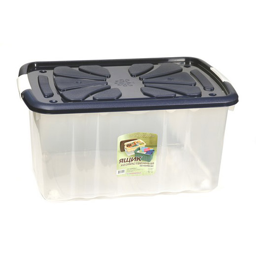 Ящик хозяйственный 600*400*300 на колесах 45л