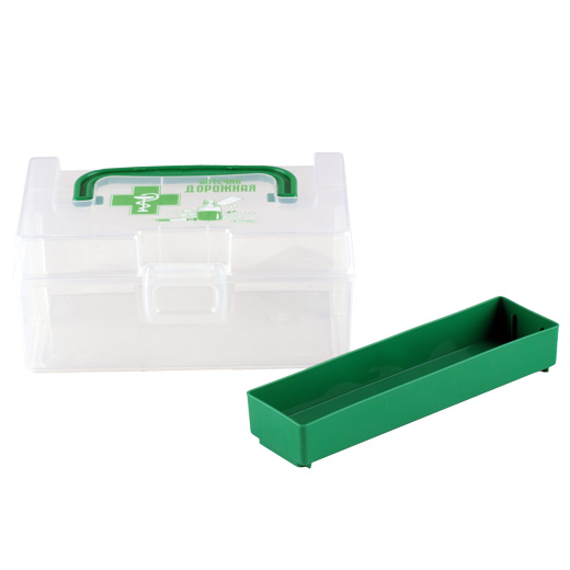 Контейнер для аптечки с вкладышем «Аптечка дорожная» 0,8 л.