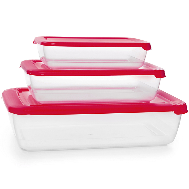 Комплект «ЛАЙТ» прямоугольный (3шт) 0,45 л.+0,9 л.+1,9 л.