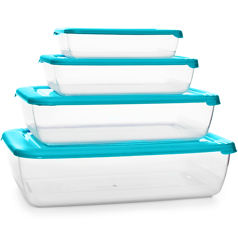 Комплект «ЛАЙТ» прямоугольный (4шт) 0,45 л.+0,9 л.+1,9 л.+3,0 л.