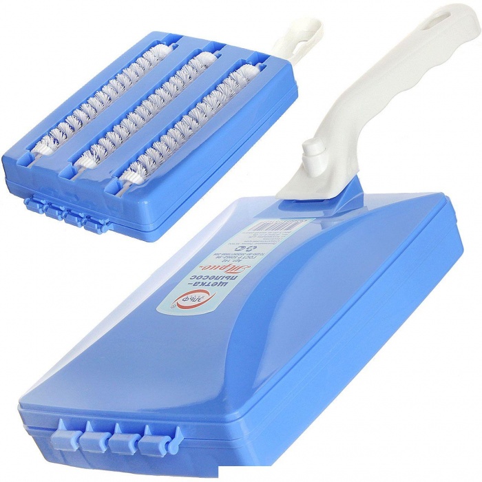 Щетка- пылесос для ковров, с ручкой 3 ролика 6142