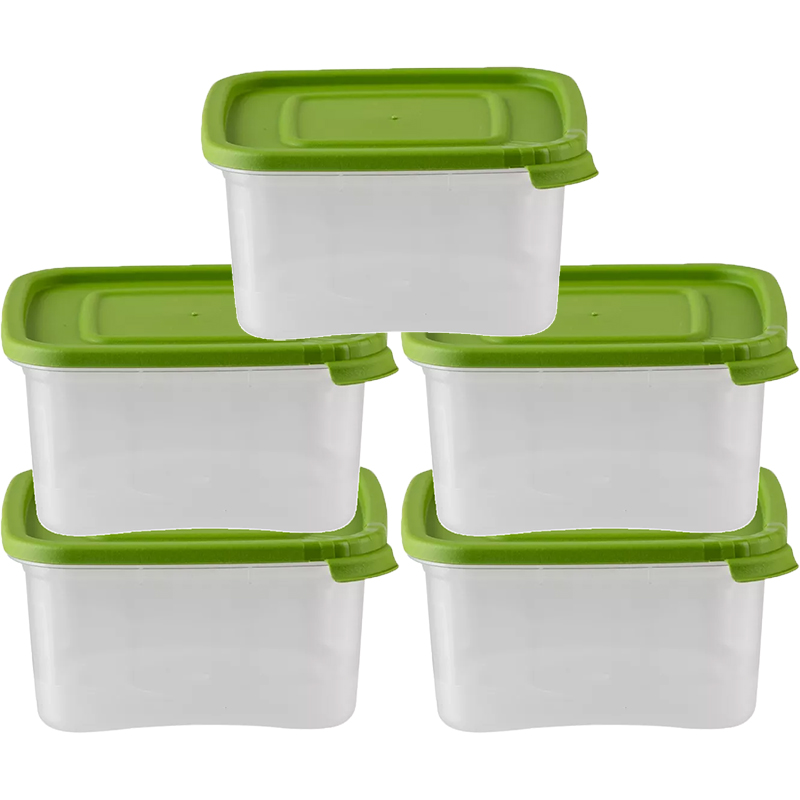 Набор контейнеров для СВЧ «Каскад» квадро 0,2 л. (5 шт.)