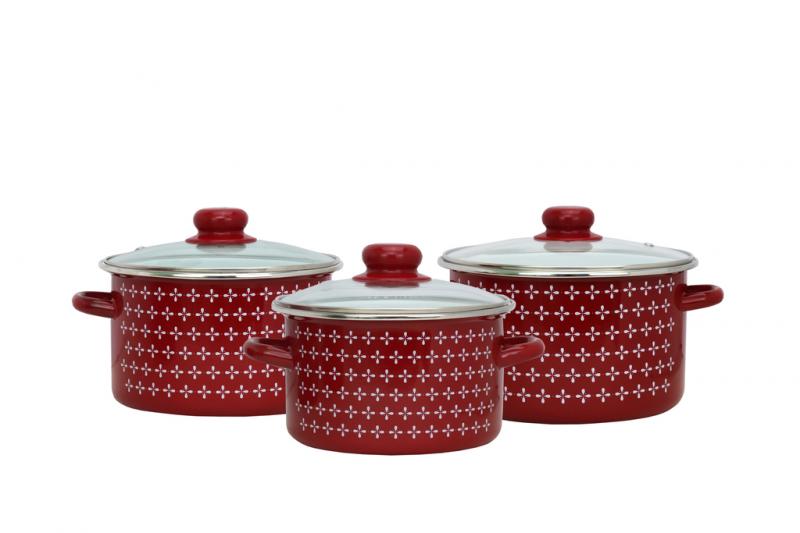 Набор эмал 3пр Звездочки цил 9с-303/6