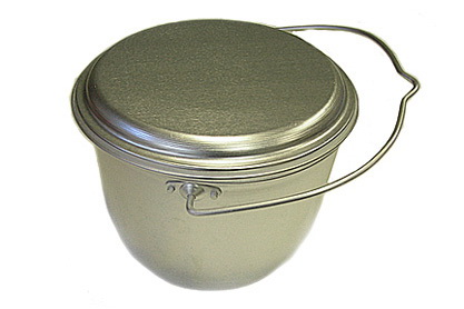 Котелок 2,5л конический с крышкой