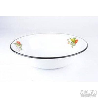 Миска эмал 4,0л с рис  С0313 С0313.СГ