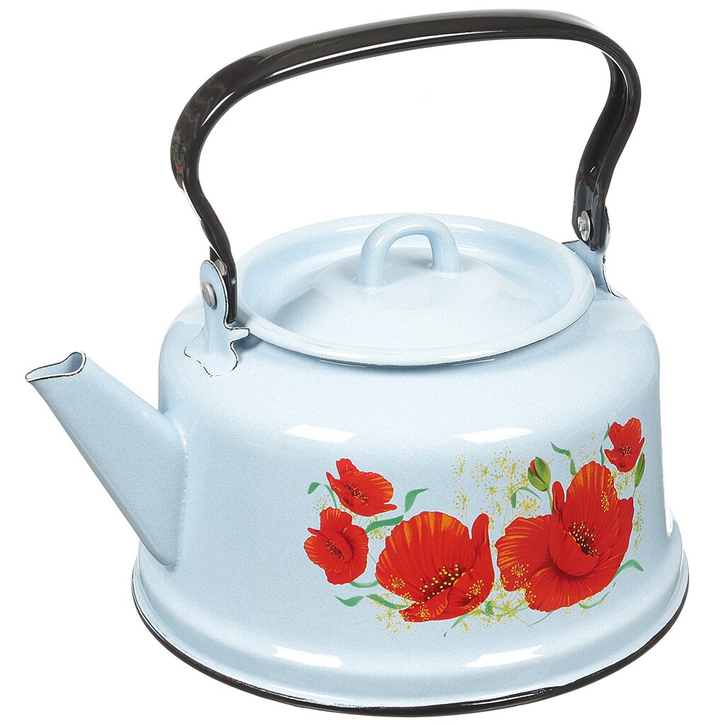 Чайник эмал 3,5л с рис С2713 С2713.П