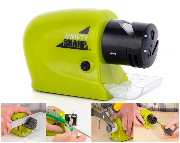 Электрическая универсальная ножеточка Swifty Sharp