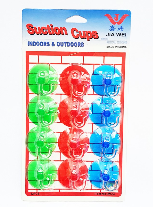 Набор крючков 12шт. Suction Cups