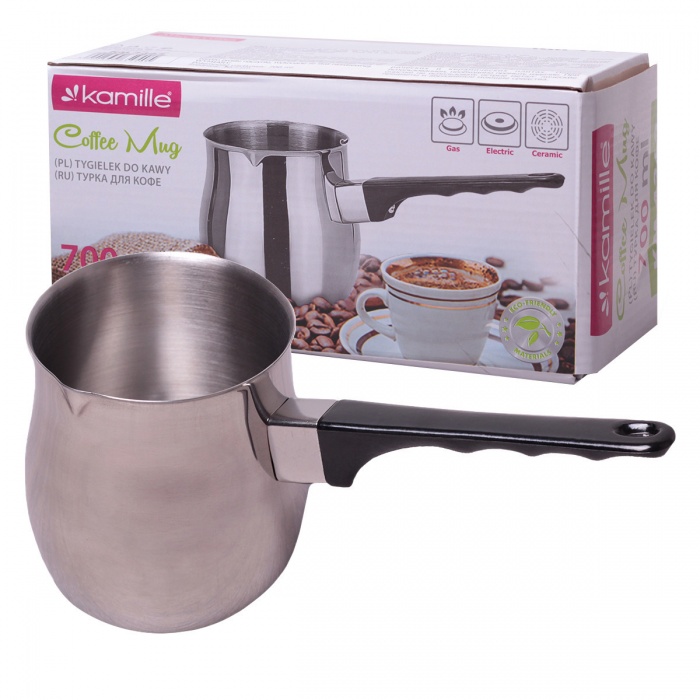 Турка для кофе 700 мл. из нержавеющей стали Kamille КМ-4362