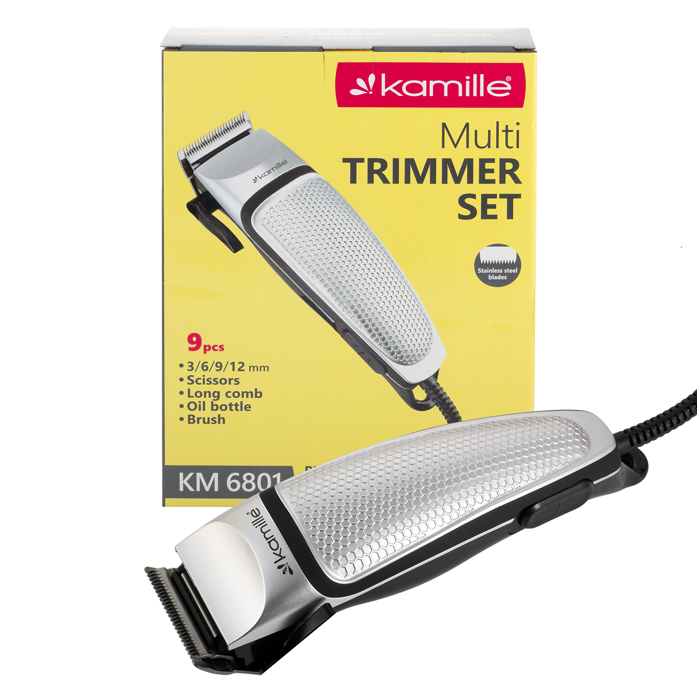 Машинка для стрижки электрическая проводная Kamille KM 6801