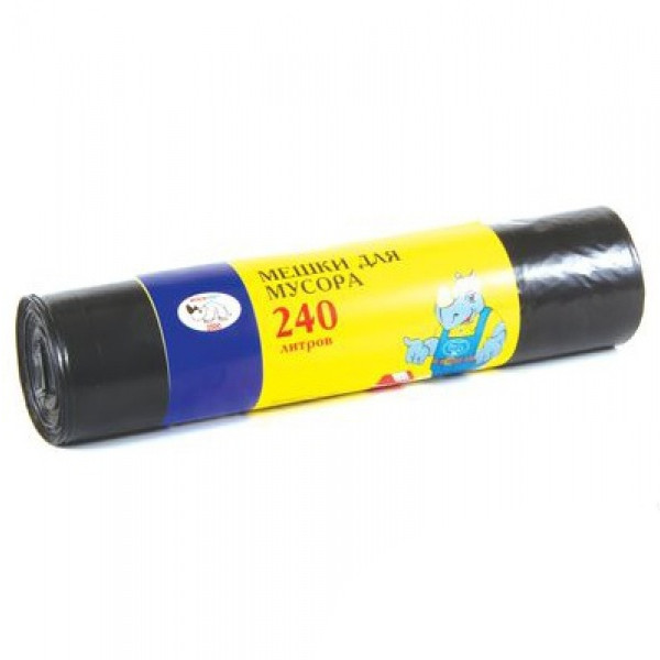 Мешок для мусора 240л, 10шт (12 шт/кор)