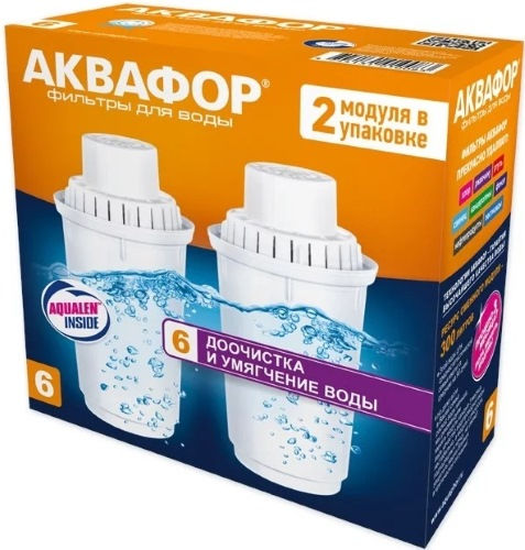 Комплект картриджей АКВАФОР B6, 1шт