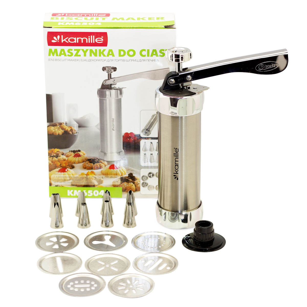 Шприц кондитерский для печенья Kamille КМ-6504
