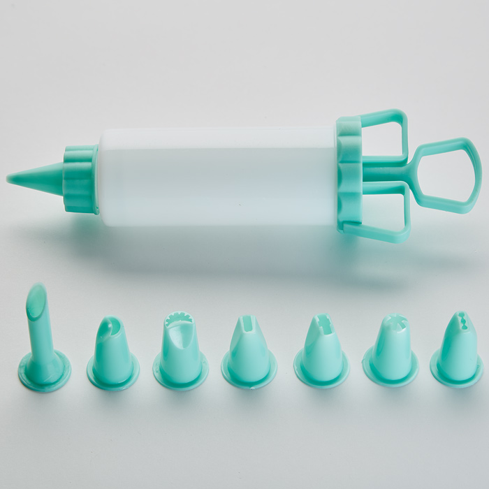 Кондитерский шприц, 8 насадок