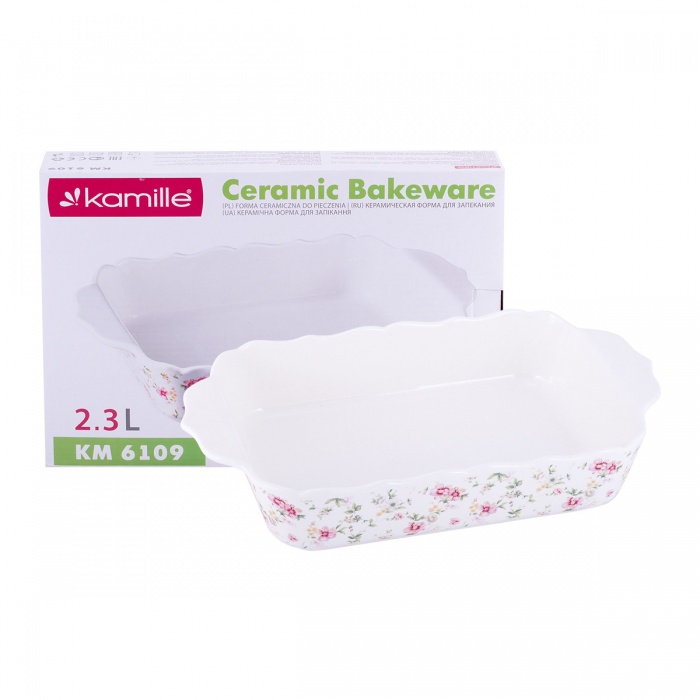 Форма керамическая для запекания 30,5*19*6см KM-6109