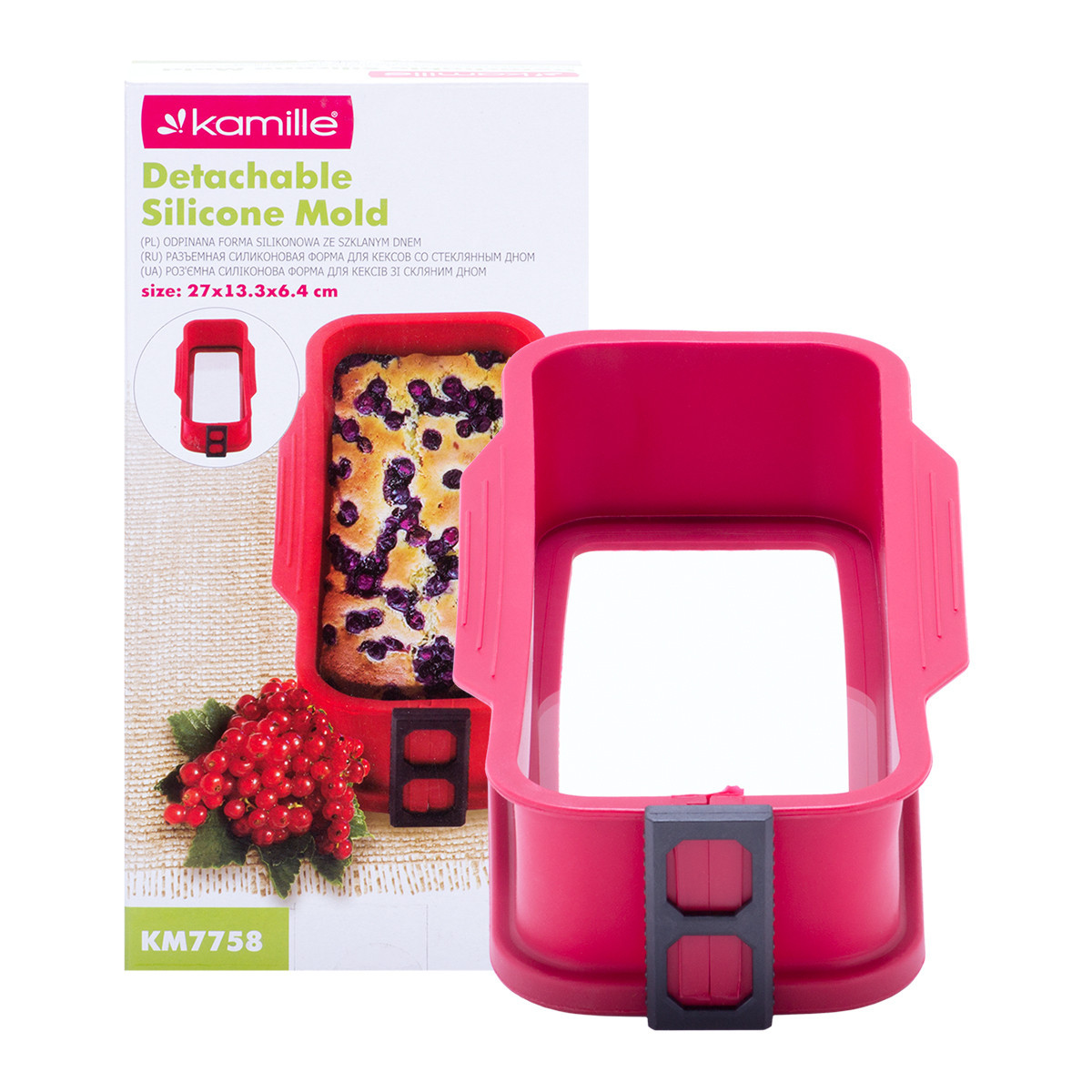 Форма силиконовая, разъемная Kamille KM-7758