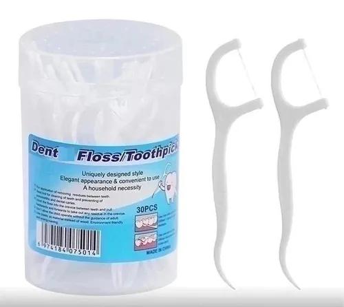 Зубная нить для чистки полости рта, флоссер, зубочистки. Dental Floss 30pcs.