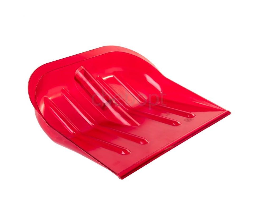 Лопата снеговая из поликарбоната 440х370, разноцвет., под черенок d-32 мм