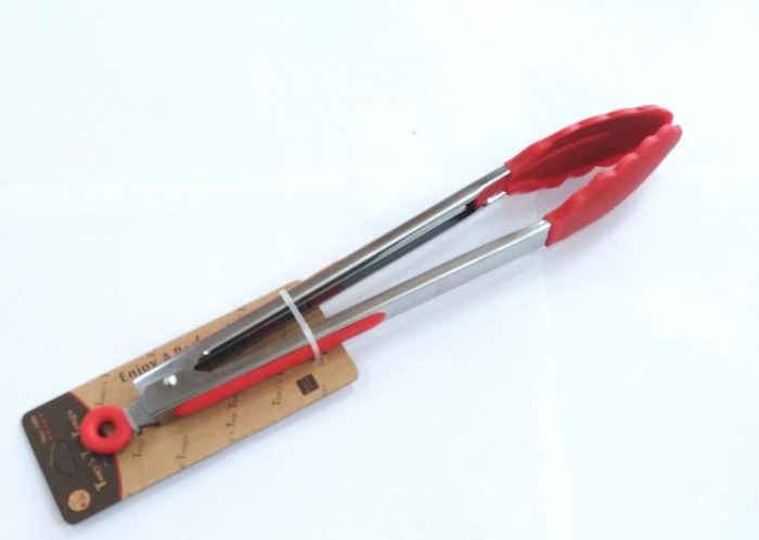 Щипцы силиконовые, овальный ковш, маленький 25см Kitchen Ware