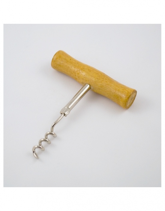 Штопор с деревянной ручкой.