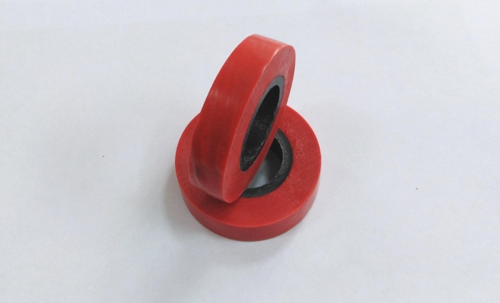 Изолента, обычная, красного цвета