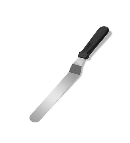 Лопатка кондитерская (палетта) изогнутая, 25 см (пластиковая ручка)