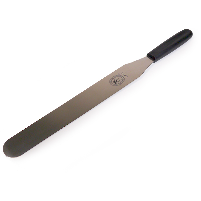 Лопатка кондитерская (паллета) прямая, 30см. (пластиковая ручка)