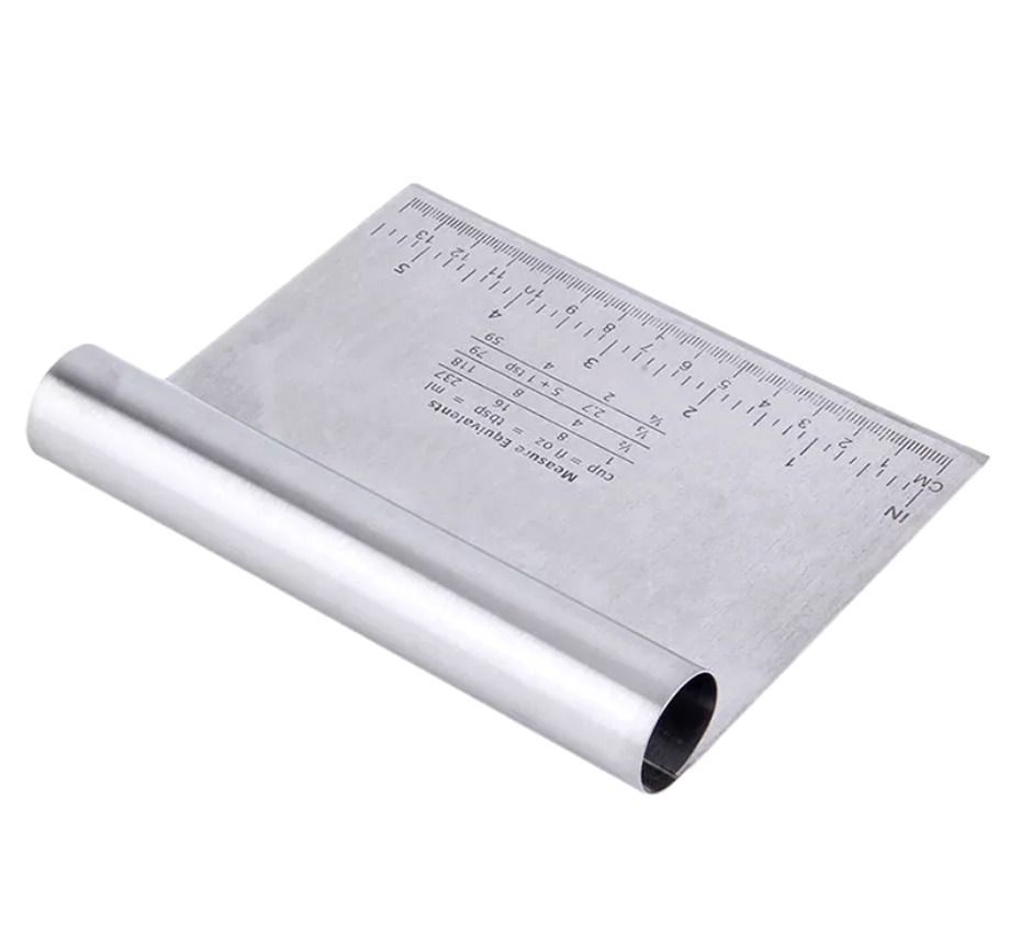 Шпатель кондитерский с ручкой и разметкой, 14см