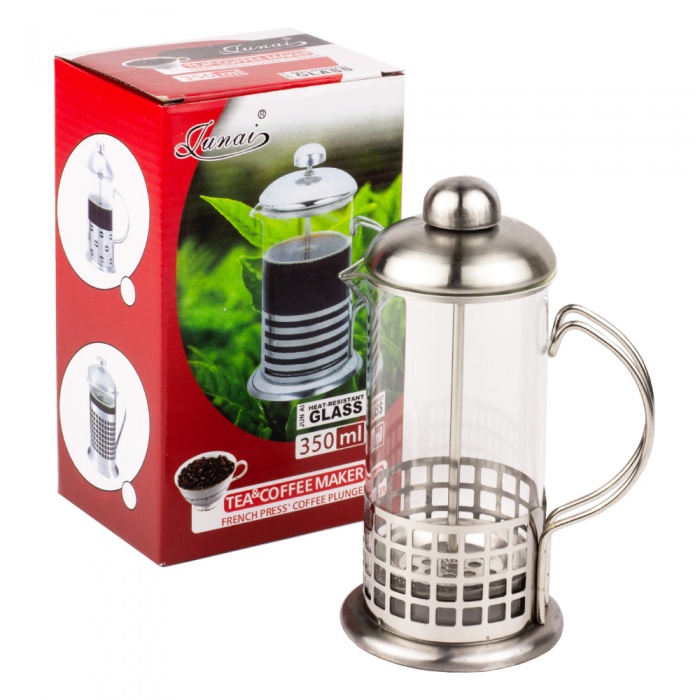 Чайник Френч-пресс (заварник) 350мл стекло/металл