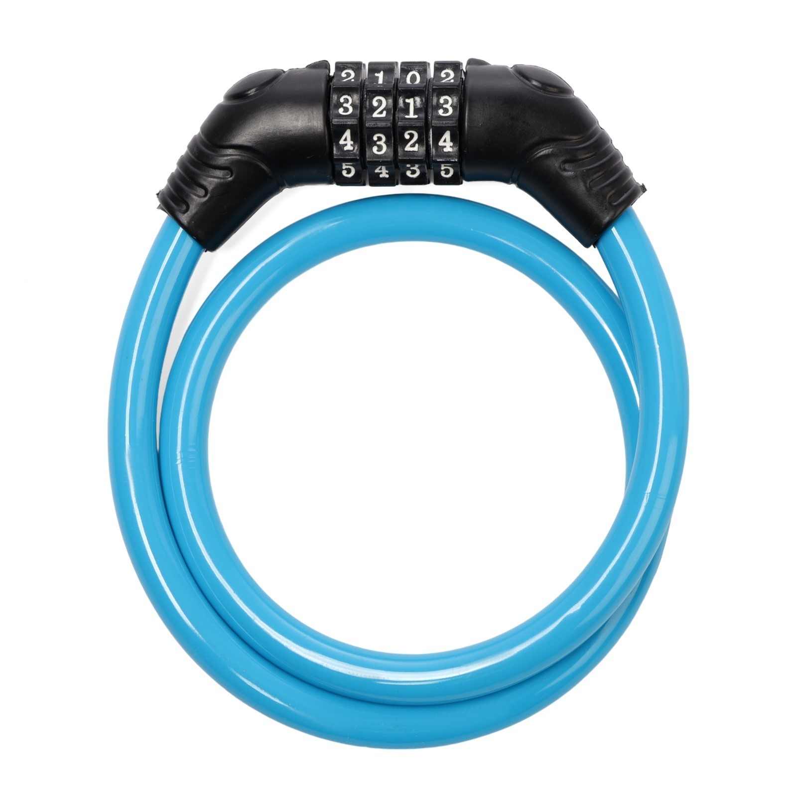 Замок навесной велосипедный LOCKLAND, кодовый, 12х800 мм