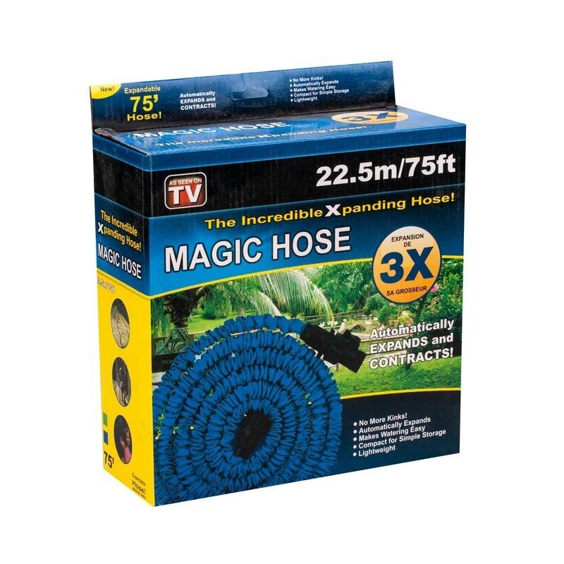 Шланг растягивающийся Magic Hose 22.5м (зелений и синий)