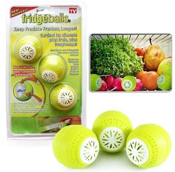 Шарики поглотитель запаха 3в1 (Fridge Balls)