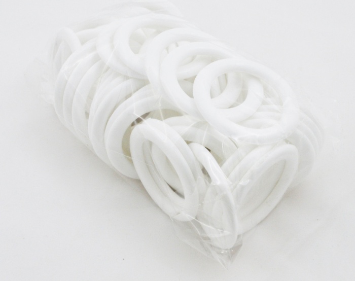 Кольца для штор 50шт. (белые) Ø35 мм