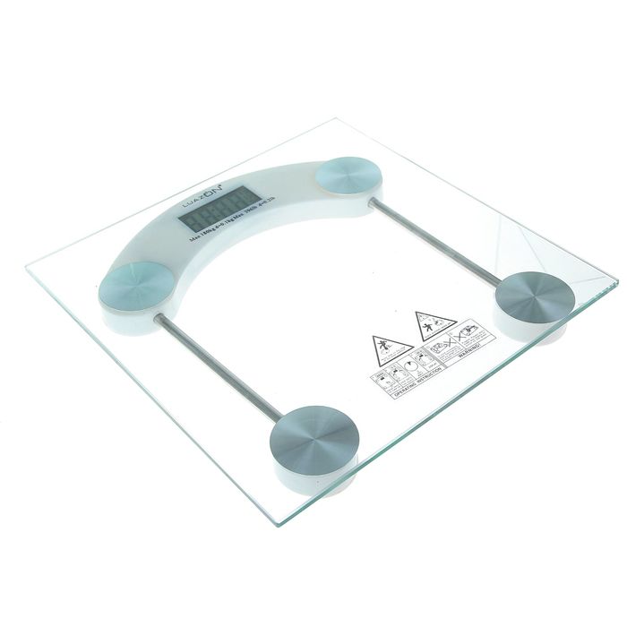 Весы напольные квадратные, электронные, до 180 кг