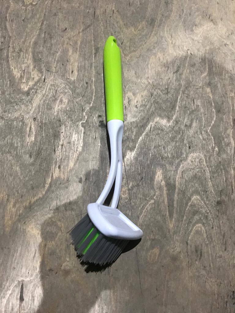 Щётка для посуды овальный 5.5x7.5x28.5см цвет МИКС