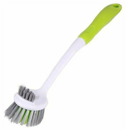 Щётка для посуды круглый двусторонняя 5.5x7.5x28.5см цвет МИКС