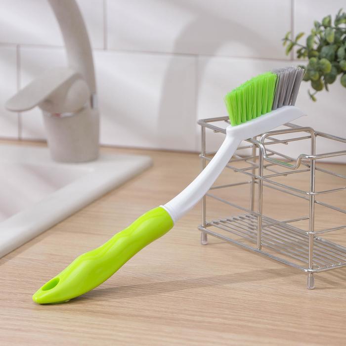 Щётка для посуды Green day, плоская, 26см.