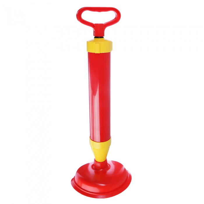 Вантуз насос вакуумный, пластик, d16см, h37см. 3027