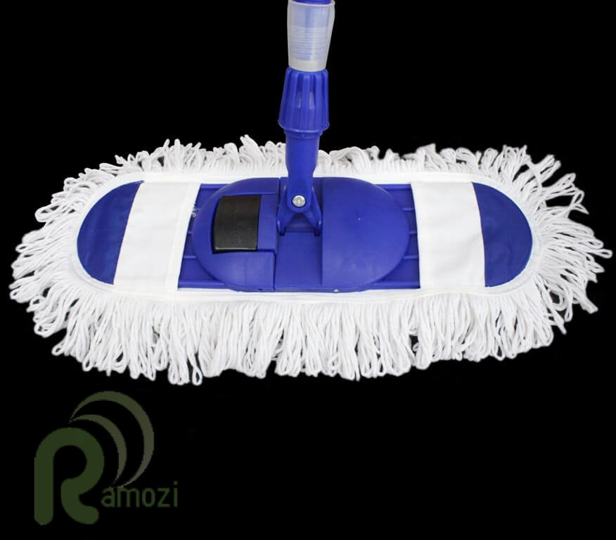 Швабра плоская, насадка "Нитки" телескопическая ручка, 130x40 см