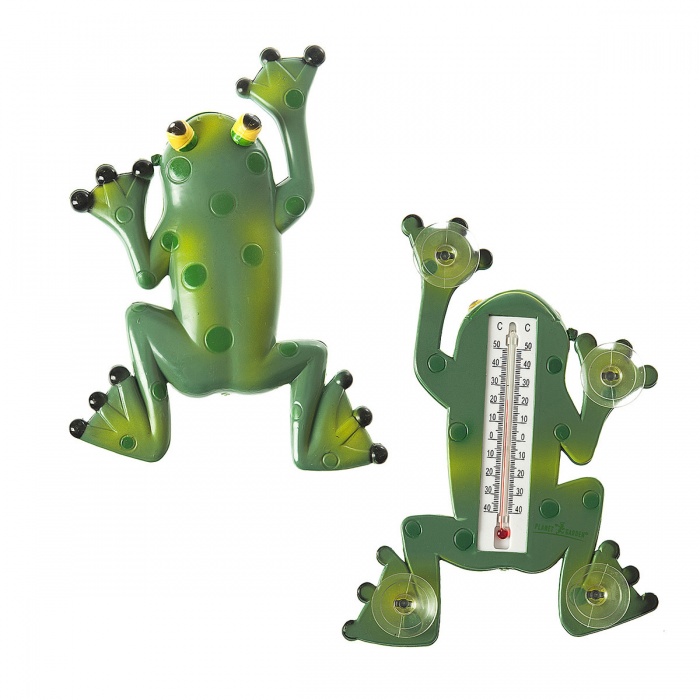 Термометр оконный для крепления на стекло 17,5х23,5см "Лягушка"